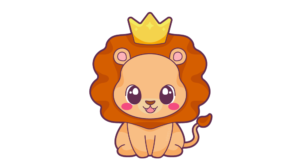 Cómo dibujar un León Kawaii paso paso
