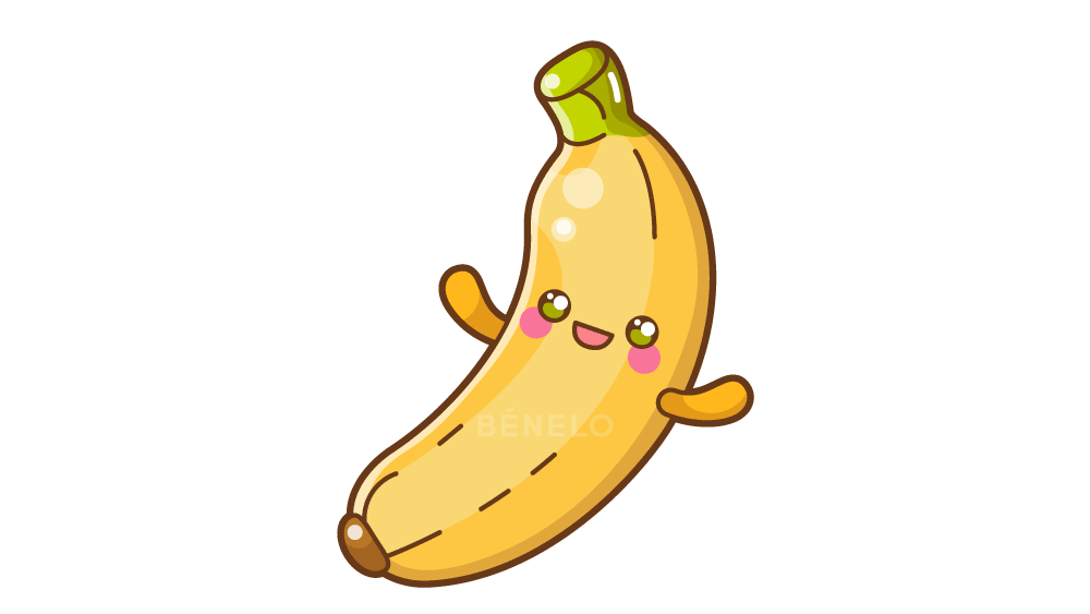 dibujo de platano