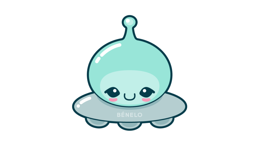 Cómo dibujar un OVNI Kawaii fácil