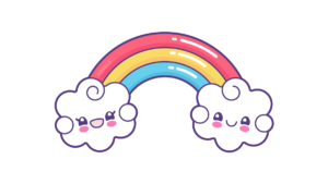 Cómo dibujar un Arcoíris fácil para niños