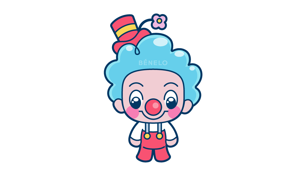 Dibujar un Payaso infantil kawaii