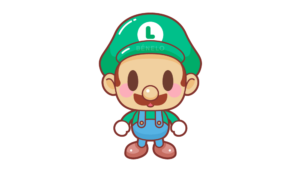 Luigi dibujo Kawaii fácil