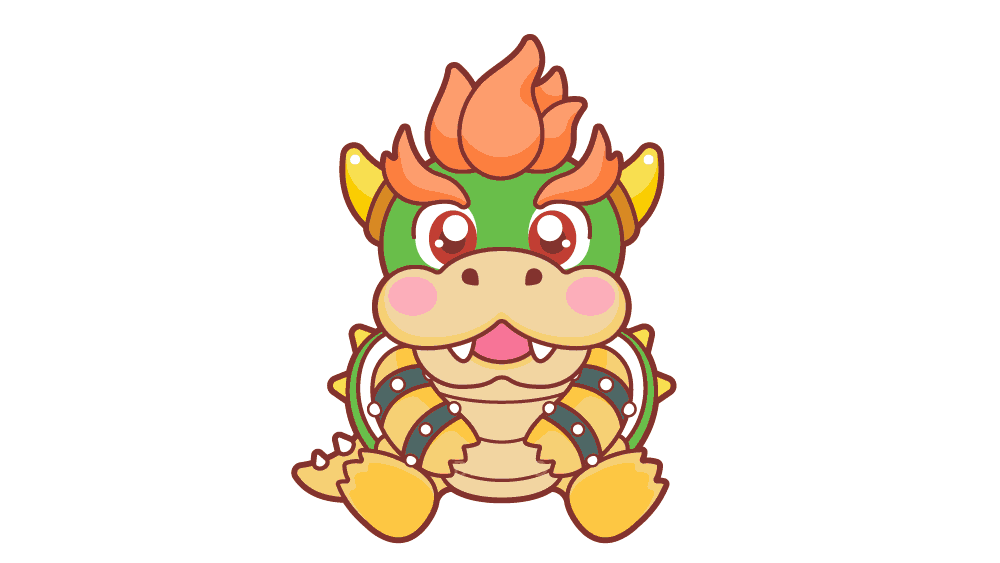 Bowser Mario Bros Kawaii