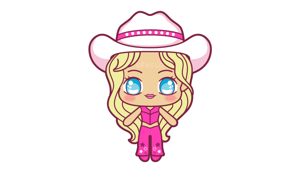 Dibujo de una Barbie