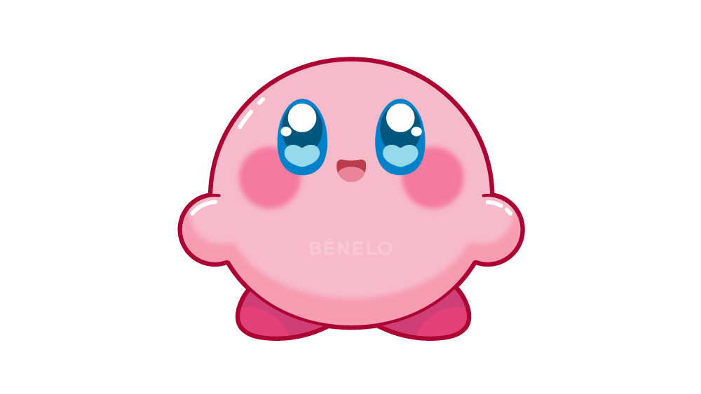 Kirby dibujo paso a paso