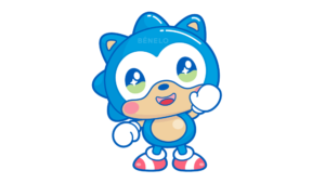 Dibujo de Sonic Fácil de hacer al estilo Kawaii
