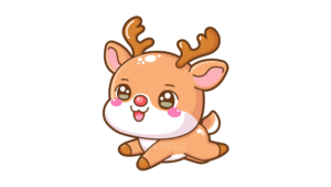 Dibujo de un Reno Navidad