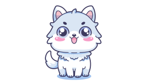 Cómo dibujar un Lobo Kawaii fácil