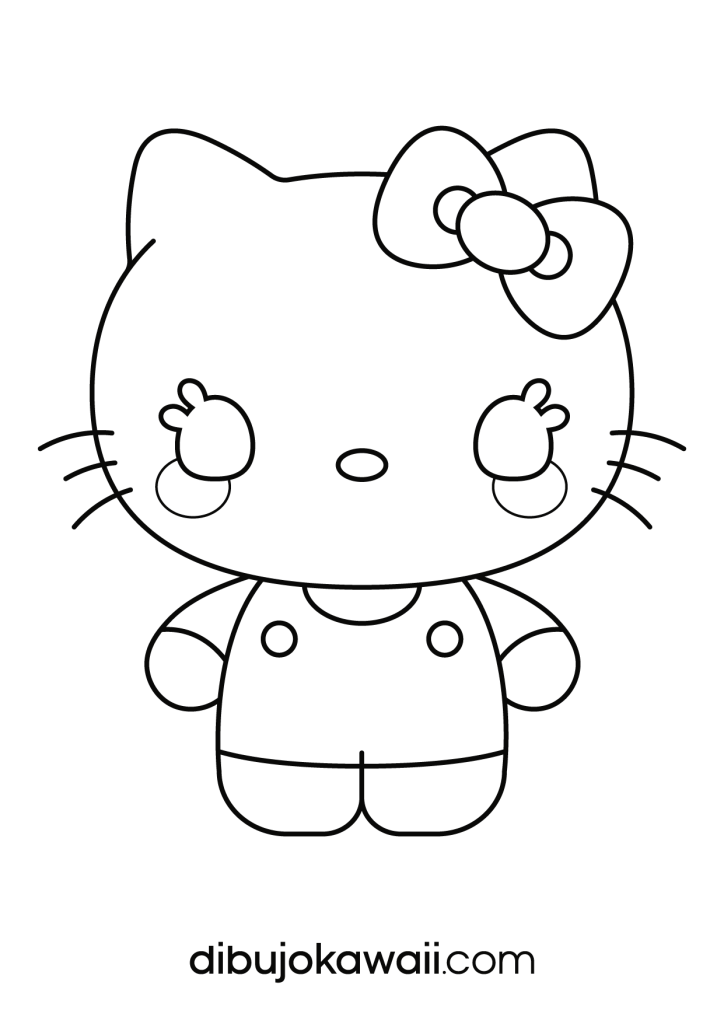 hello kitty para colorear