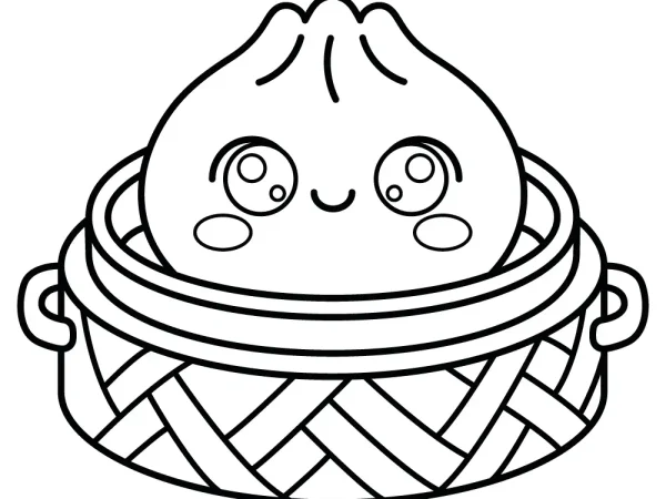 Dumpling para colorear online