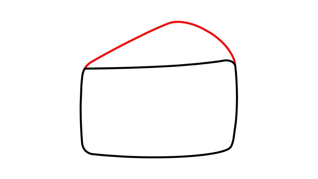 Tutorial de dibujo kawaii — queso kawaii paso 2: El volumen en 3D