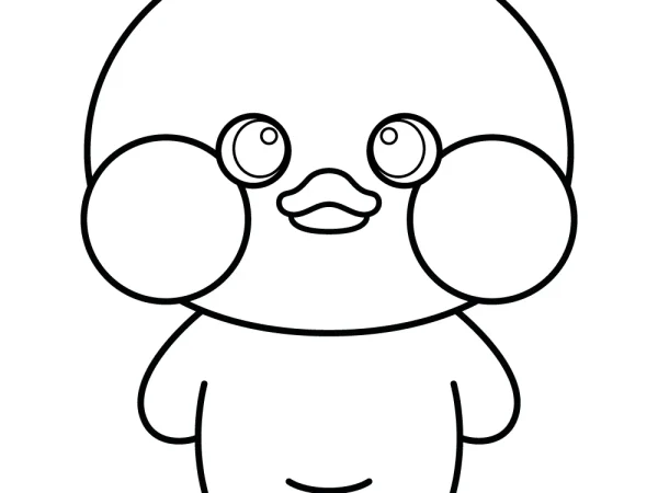 patito de papel para imprimir