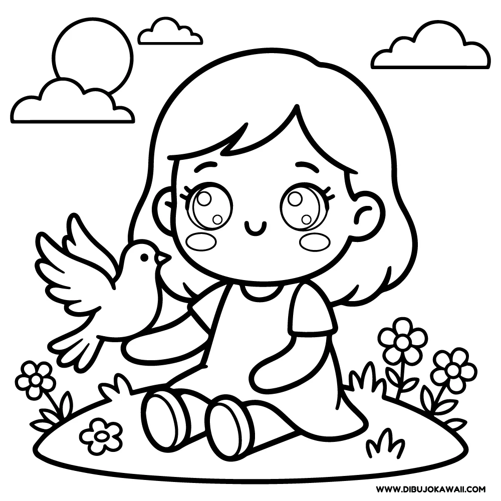 Bonito dibujo de la Paz para colorear 1 Dibujo de la paz para colorear