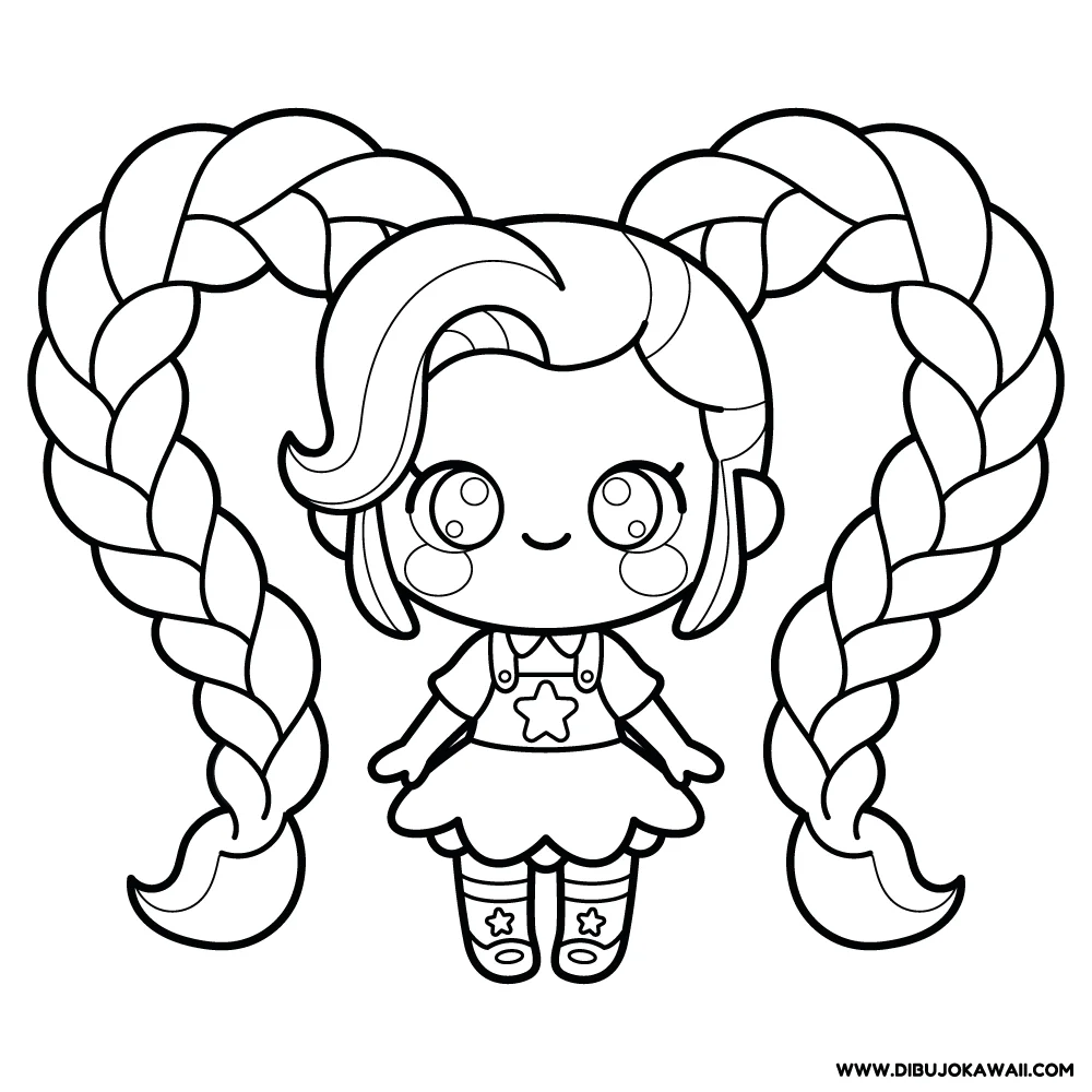 Lily Love Braids para colorear